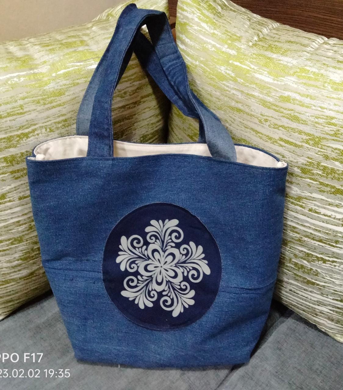 Blue Denim Purse