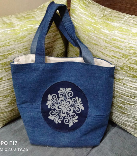 Blue Denim Purse